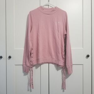Bebe sport side tie sweater